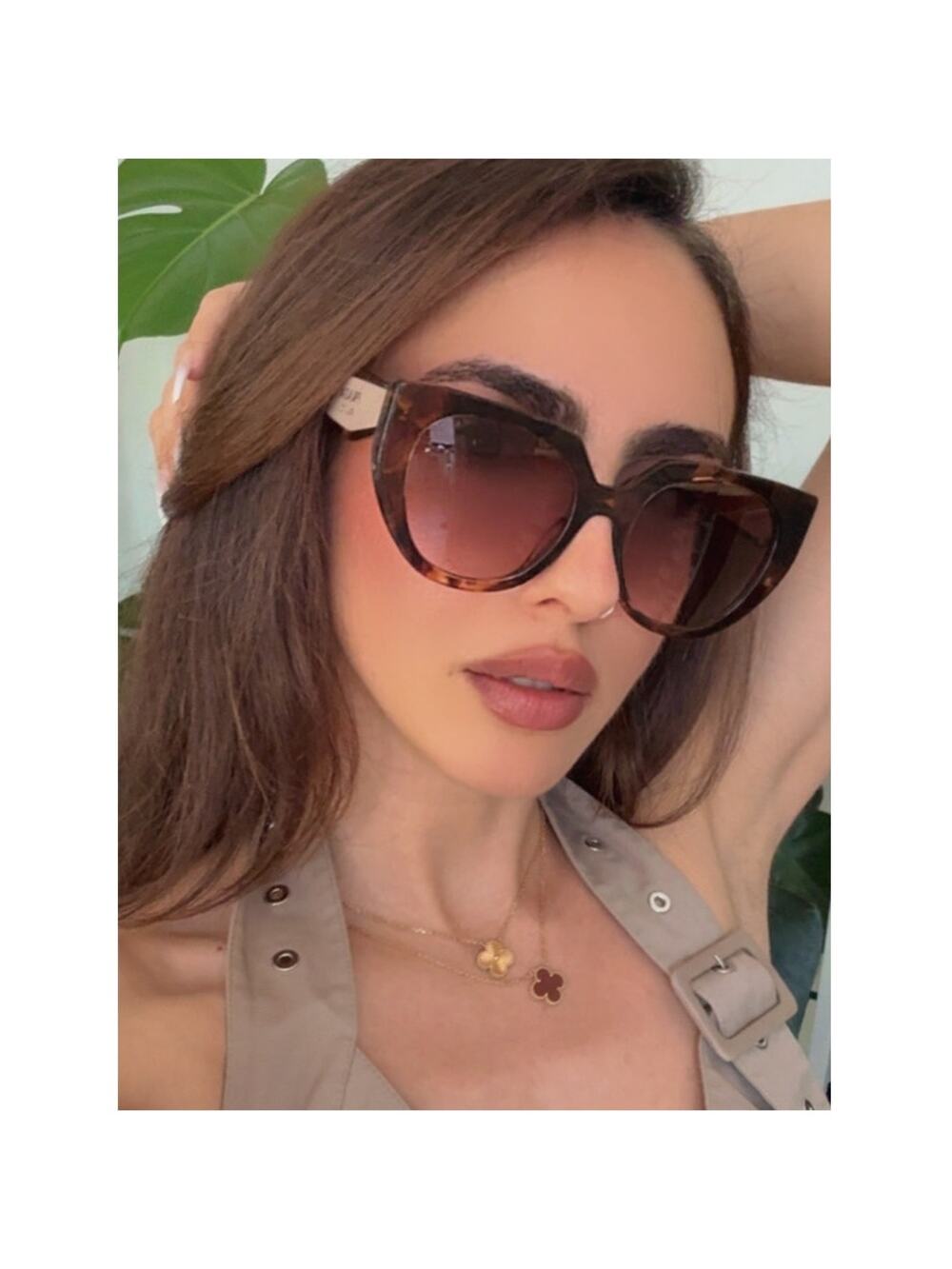 NEW Prada PR14WS Sunglasses in Tortoise Powder